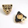 2pcs Elegant Leopard Head Cufflinks Vintage Button Cover Clip Fashion Sleeve Button  Men Women