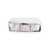 Silver Rear Exhaust Vent Decor Cover Frame Trim For Toyota Tundra 2007-