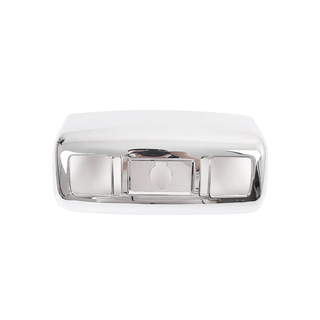Silver Rear Exhaust Vent Decor Cover Frame Trim For Toyota Tundra 2007-