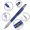 7 i 1 multifunksjon kulepenn med moderne håndholdt verktøy Mål Teknisk linjal Skjerm Stylus Skrutrekker Touch vater