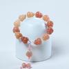 Fu Lu Shuang Quan Pink Cultural Gourd Bodhi Bracelet - Ancient Style Women's Accessory