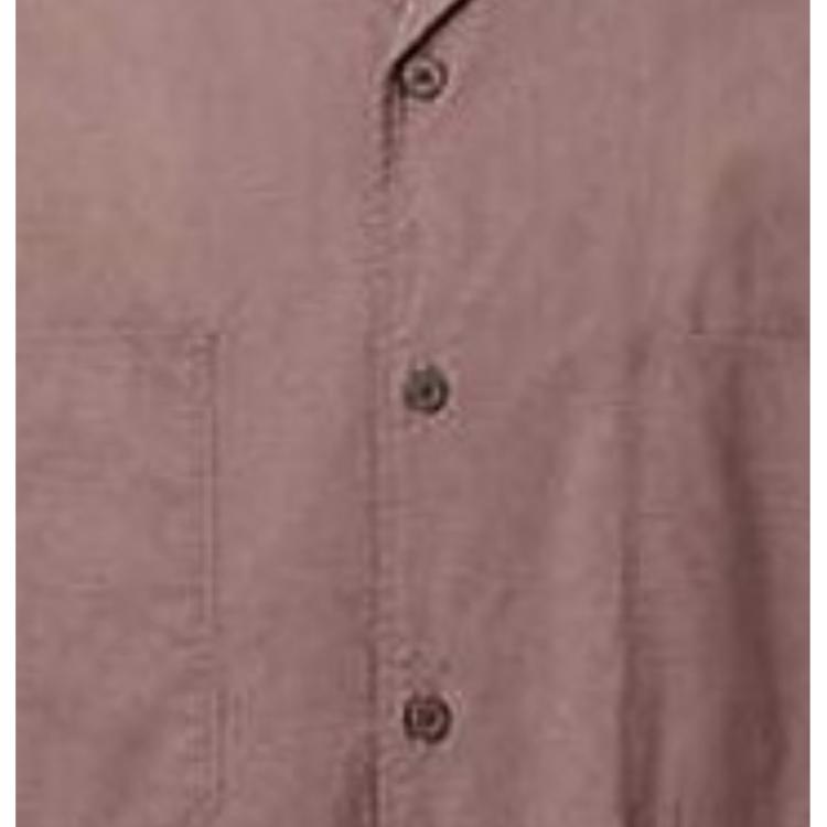UNIQLO SS24 U Series Solid Color Button-Down Long Sleeve Shirt Men shirts Brown 464936-36