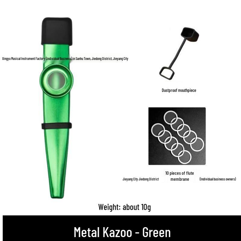 Metal Kazoo Musical Instrument for Early Childhood Education and Adults
