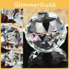Cut Crystal Clear Sphere 50mm Faceted Gazing Ball Prisms Suncatcher Decor Home