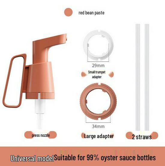 Universelle Lebensmittelqualität Austernsauce Pumpdüse Squeezer für den Haushaltsgebrauch