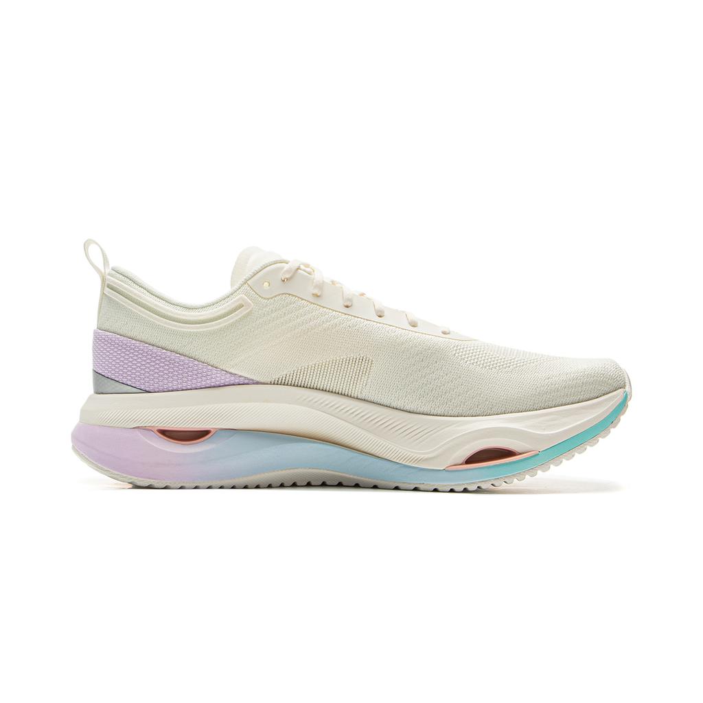 Li Ning Jing Hong Sports Comfortable Shock Absorption Rebound Low Top Training Running Shoes Women sneaker Off-White ARHV002-23