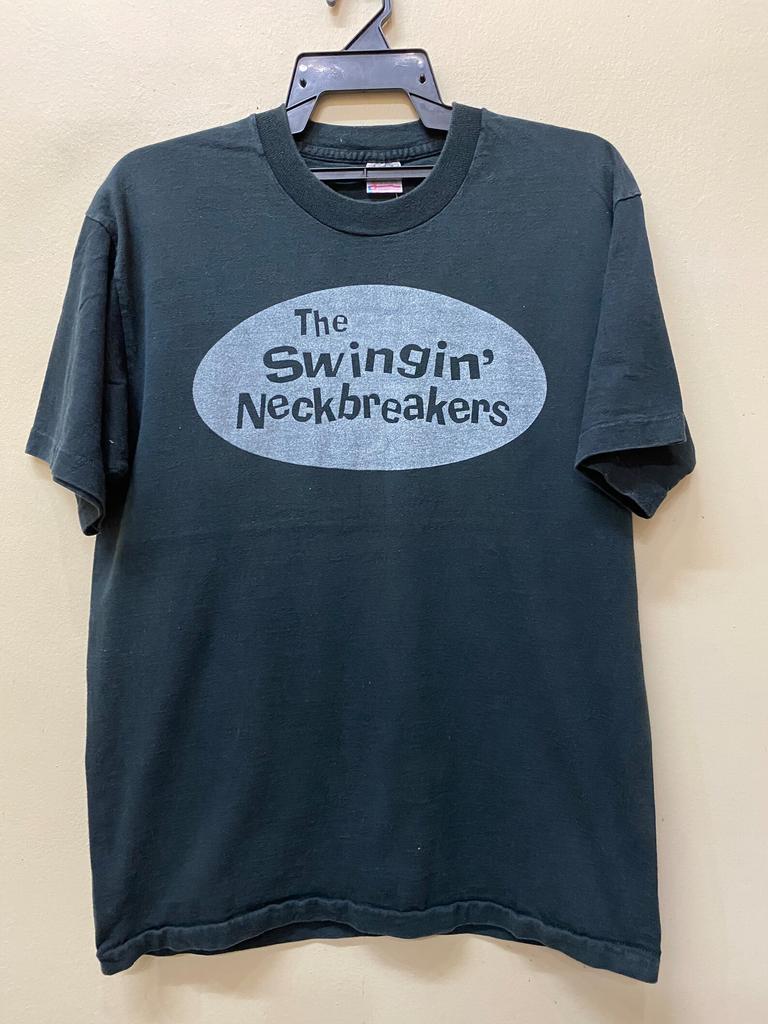 Rare Vintage The Swingin Neckbreakers band tshirt