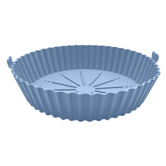 

Yousheng Силиконовый вкладыш для аэрофритюрницы, форма для выпечки, антипригарная, многоразовая, форма для торта, тарелки для пиццы, круглая корзина для аэрофритюрницы для тортов, печенья, жареной курицы Small светло-синий