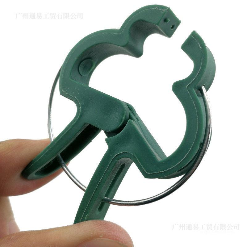 Botanical Garden Art Clip 50pcs Tomato Flower Garden Plastic Fixed Clip Green Garden Clip