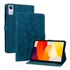 Für Xiaomi Redmi Pad SE (Modelle 23073RPBFG). Tablet-Hülle aus PU-Leder mit exquisitem floralem Prägedesign