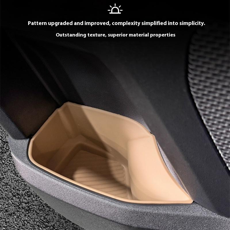 For Land Rover Defender 90 110 2020-2025 Car Door Storage Box Liner Door Channel Pad Storage Box Silicone Protective Pad