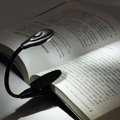 Indoor Lighting Portable Flexible Travel Light Reading LED Book Light Clip On Lamp