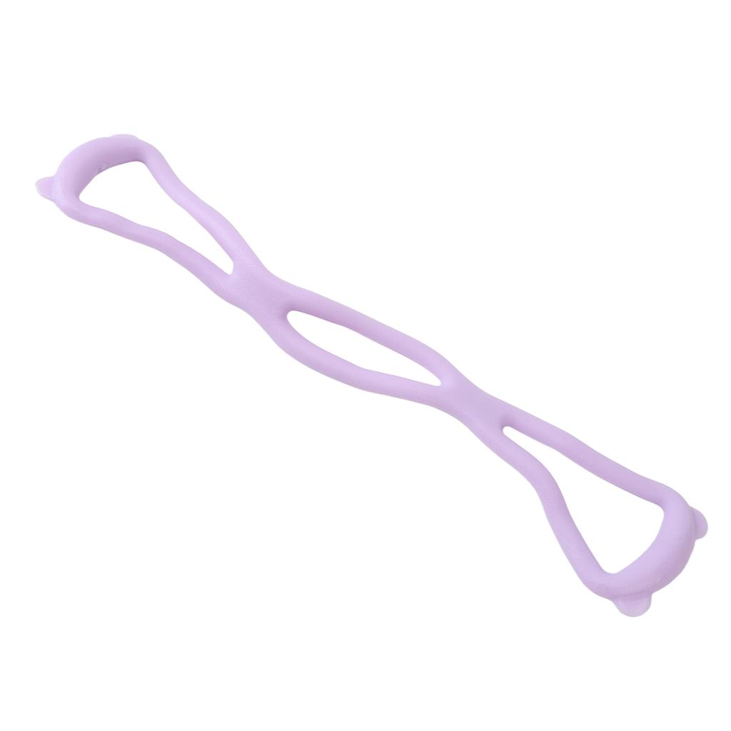 3pcs Figure 8 Resistance Exercise Band Open Shoulder Tension Fitness Stretch Arm Back Training Elastic Ropes Purple