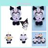 Cute And Cuddly Panda Series Plush Keychains