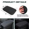 Anti-Slip NEW PU Leather Car Armrest Pad Cover Center Console Box Cushion Mat