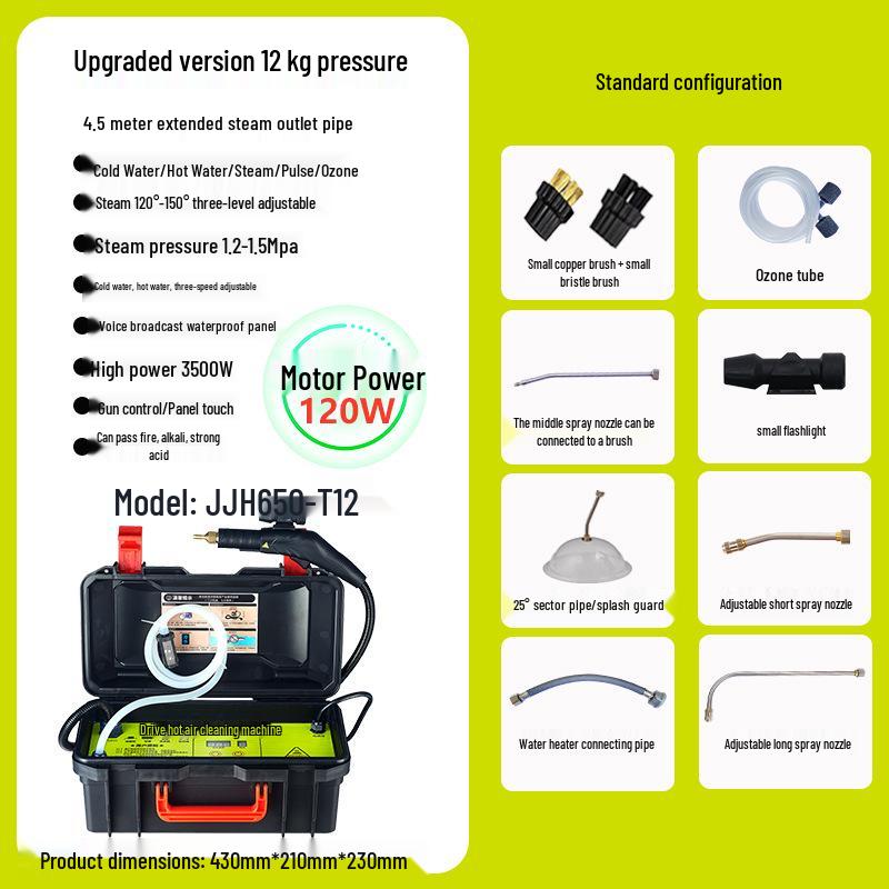 Clean Hui High-Temp Pressure Steam Cleaner for Air Conditioners & Kitchen Range Hoods