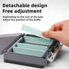 Double-sided Fishing Lure Storage Box Detachable Compact Design Portable Shrimp Bait Box Fishing Gear Organizer