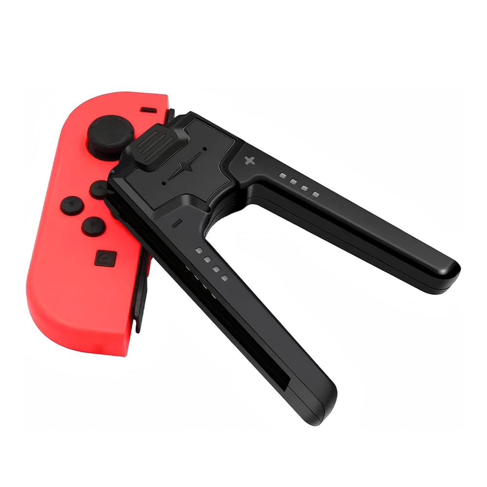 Switch Charging Handle Main Handle Integrated Charge While You Convenient Portable LED Charging Safe Easy To Carry Joy-Con Switch, Controller, Joy-Con