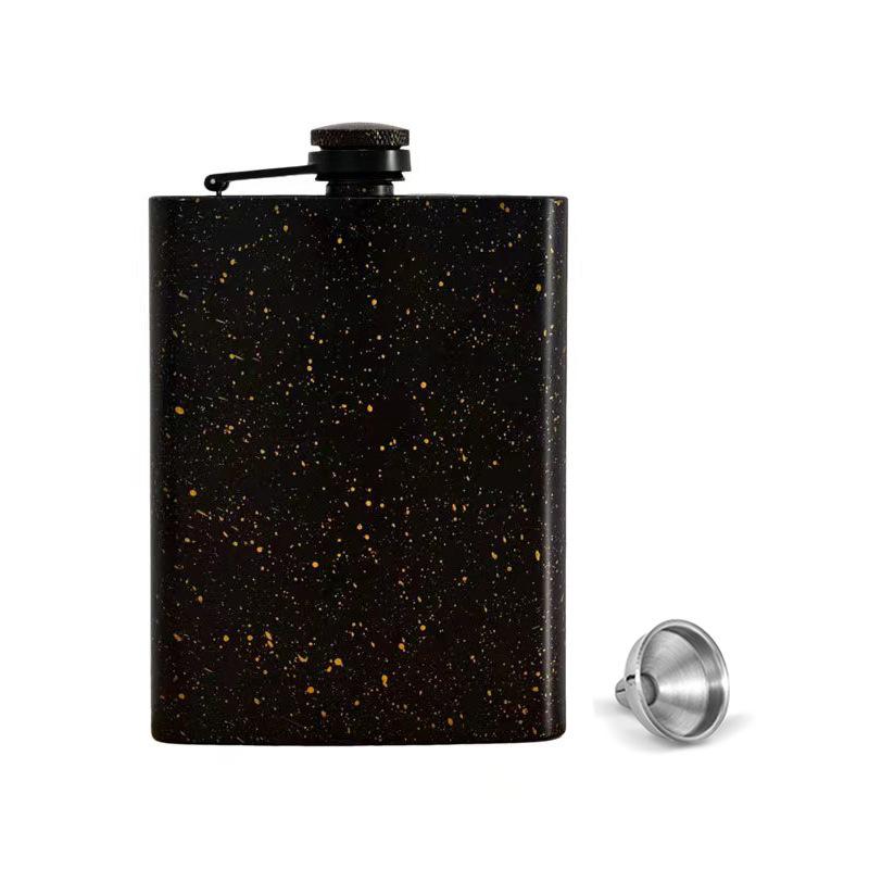 304 Stainless Steel Portable Flask 8oz High - end Thickened Small Flask, Outdoor Portable Liquor Set, Gift Flask