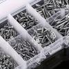 400pcs Self Tapping Wood Screws Set M2 Phillips Flat Head Sheet Metal Screw Self Tapping Screws Assortment Kit