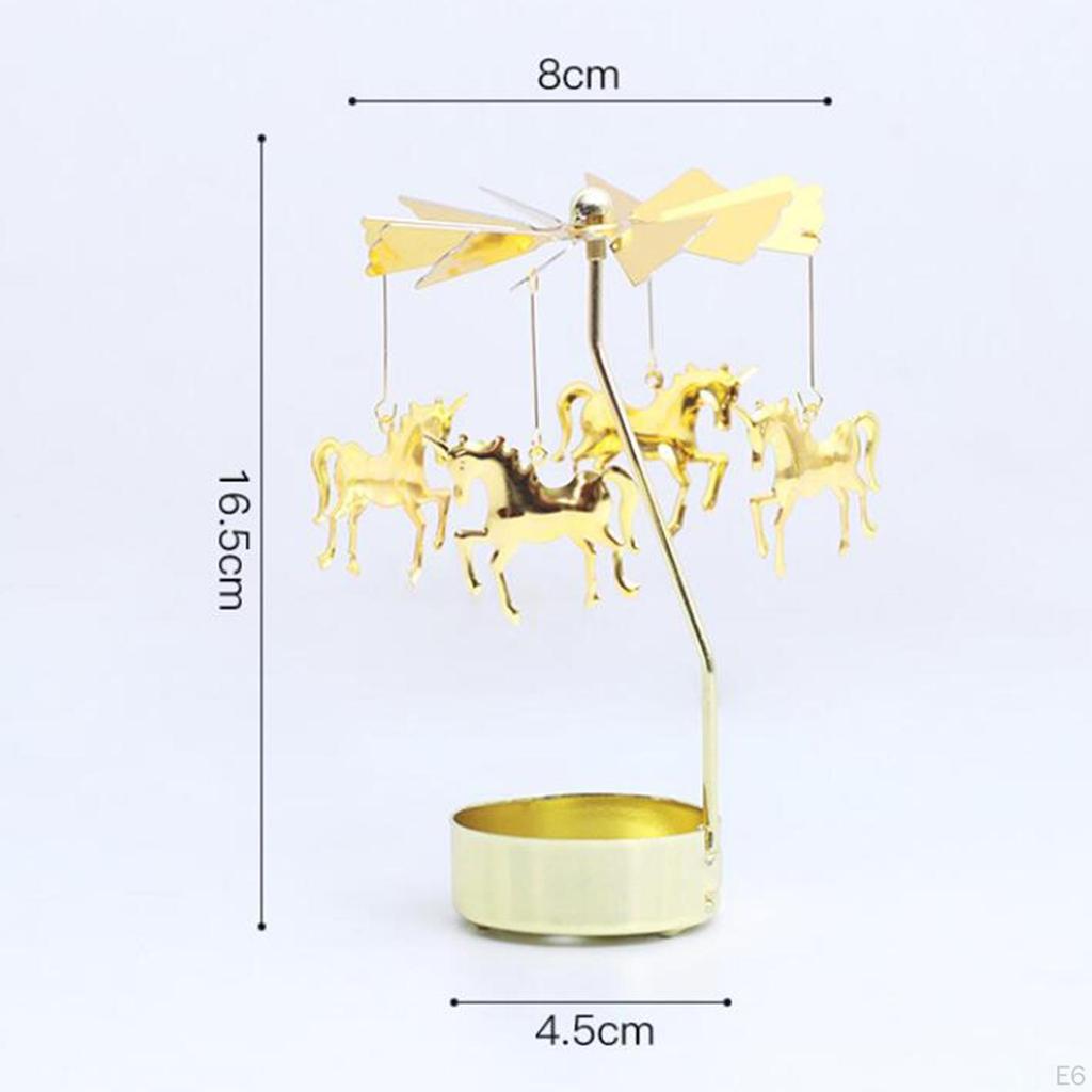 Light Rotary Candlesticks Candle Holder Decor