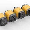 PD 40W Fast Charging Retractable Charger: Gallium Nitride, Dual A+C Port, Multifunction, Visible Charge Indicator.