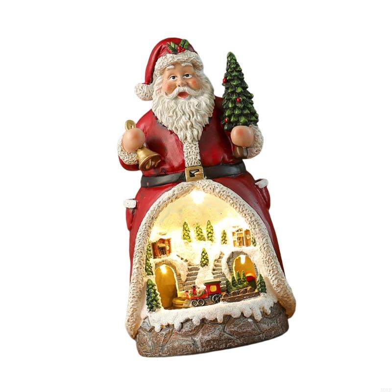 Weihnachtsspielzeug Spieluhr Weihnachtshütte Harz Spieluhr mit Zug A0KF