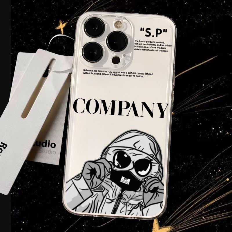 C-ComPanys-luxury-C-Cp Senior cool pattern Handyhülle Transparente Handyhülle Für iPhone 16 15 14 13 12 11 Pro Max XR Plus