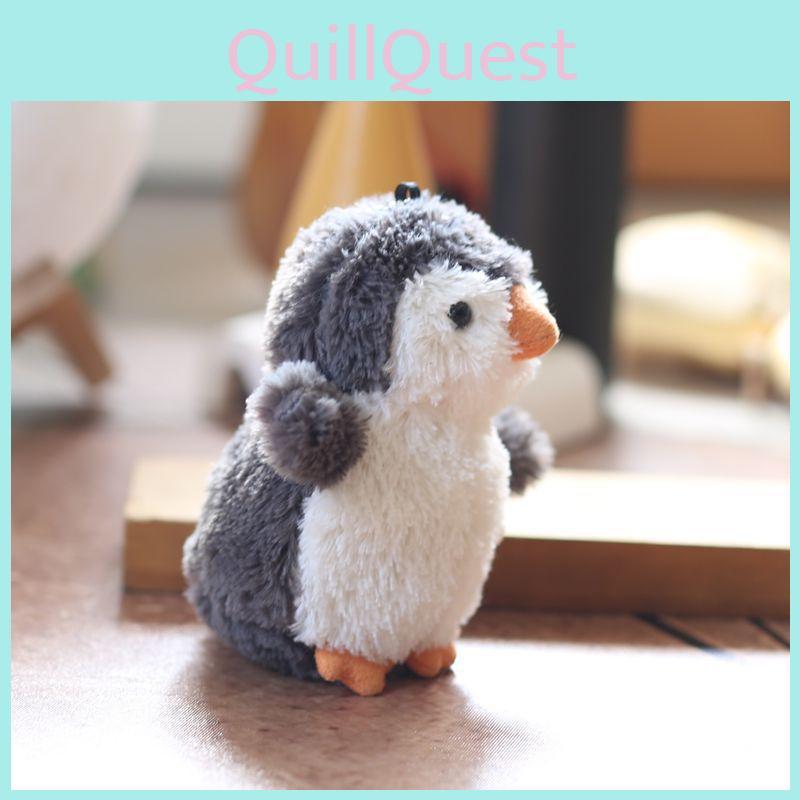 Penguin Plush Stuffed Animal Keychain Backpack Accessory Soft Pp Cotton Gift For Kids Teens