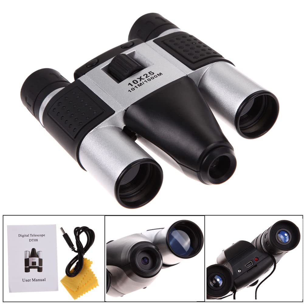 Kiyoraka RD-S01 Recordable Digital Binoculars with 10x Magnification, Photo and Video Recording Telescope