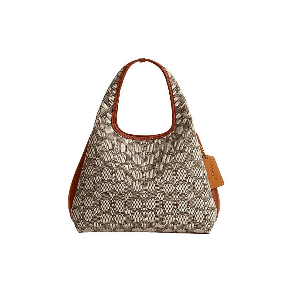 

Сумка-тоут Coach Lana 23 Classic с магнитной застежкой и отделением на молнии, из жаккарда и кожи, женская, коричневая CM550-B4TA7 Basic Set (Bag+Dust Bag)