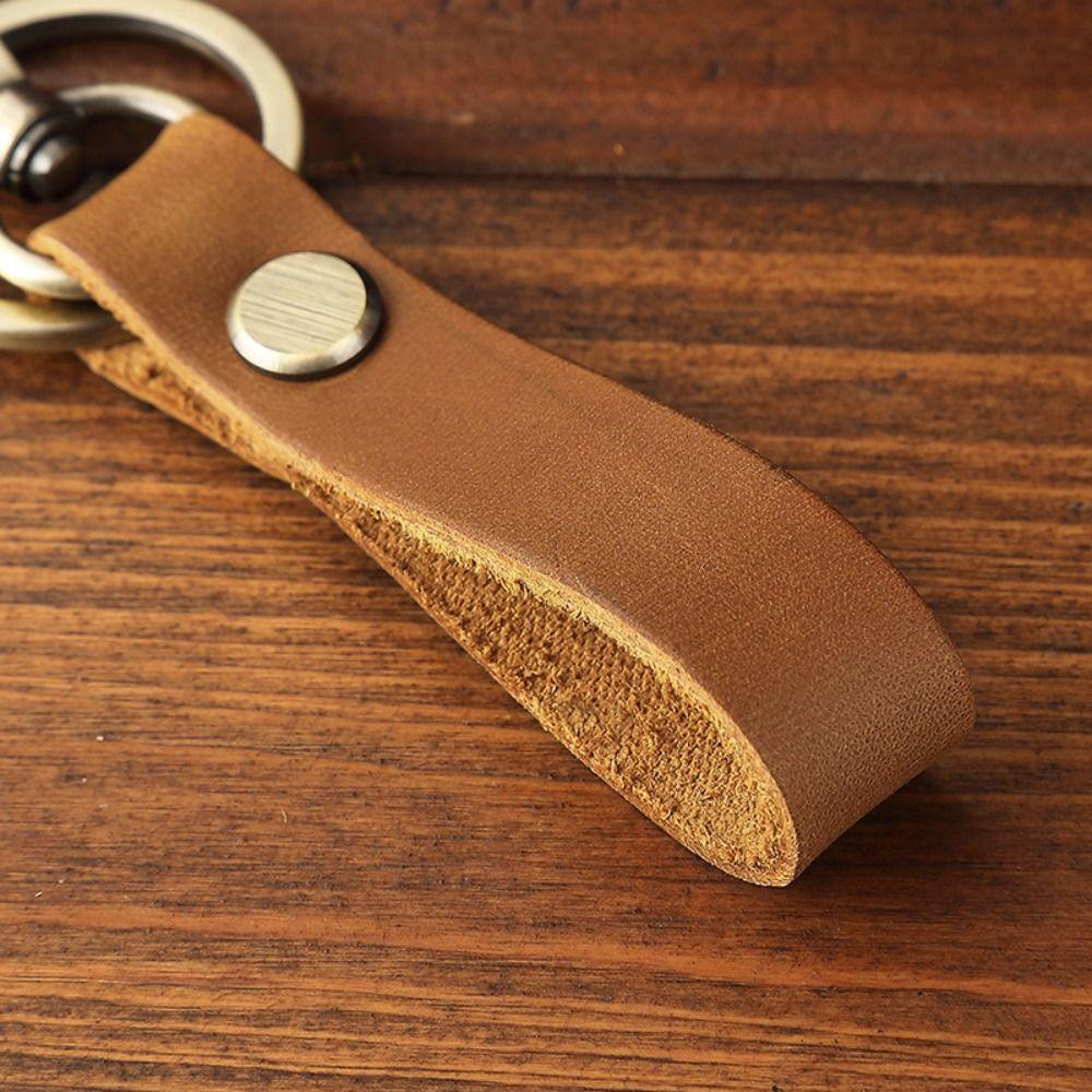 Crazy Horse Leather Leather Pendant Zinc Zinc Alloy Backpack Pendant Cowboy Style Car Key Chain  Gift