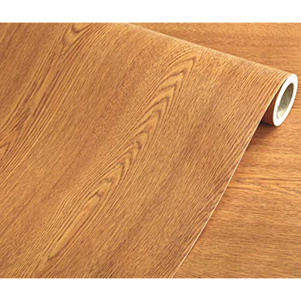 Brown Wood Peel and Stick Wallpaper Wood Grain Contact Paper Waterproof Self Adhesive Wallpaper for Cabinets Countertops Drawer