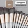 Galaxy 13-Piece Professional Makeup Brush Set - Soft Bristle Brushes for Powder & Eyeshadow, Ideal for Makeup Artists.