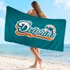 M-Miami D-Dolphins Towel Microfiber Beach Towel Absorbent Quick Dry Soft Yoga Swimming Resort Mountain Climbing Towel