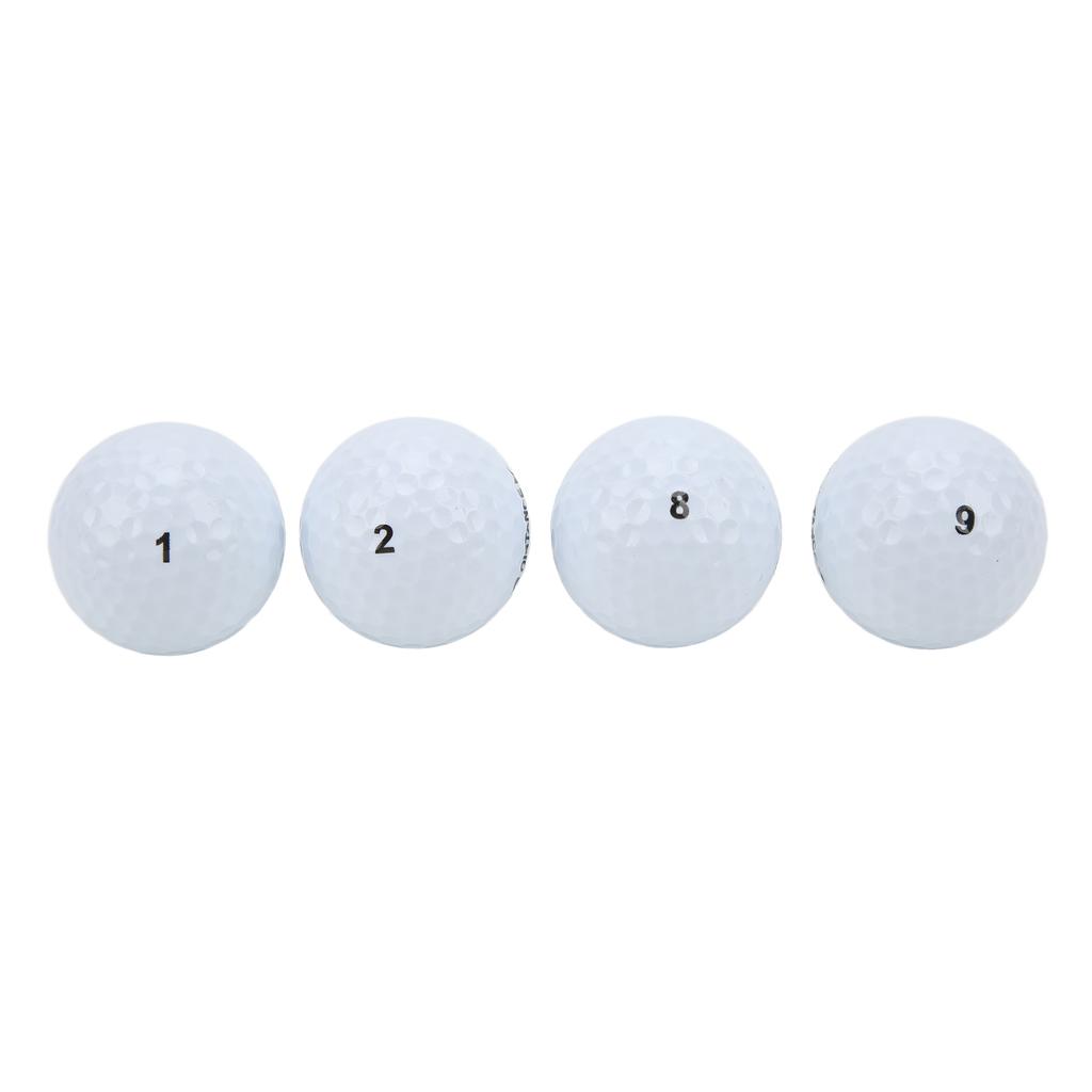 12Pcs/box Double Layer Golf Game Balls Golf Swing Putting Practice Ball Long Distance