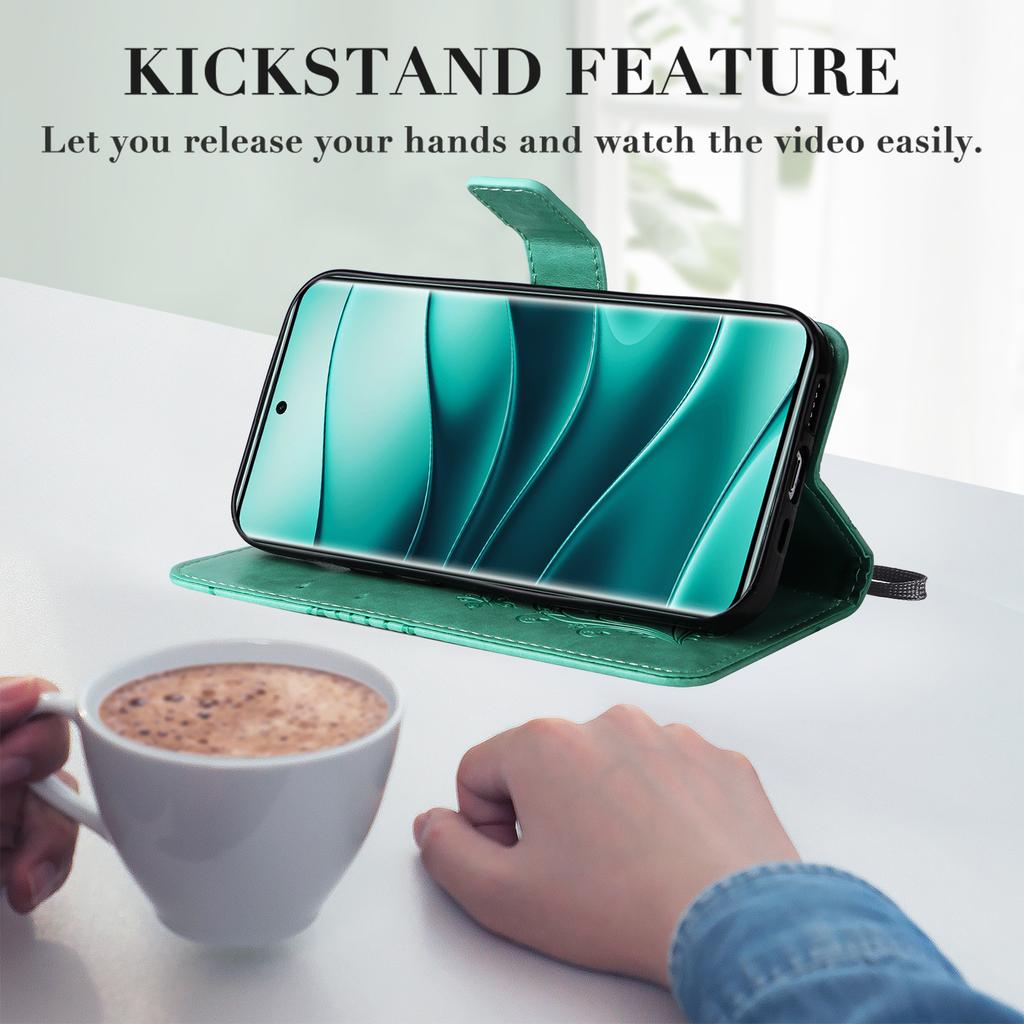 For Xiaomi Redmi Note 14 Pro+ 5G/Note 14 Pro 5G/Poco X7 5G Wallet Case Floral Butterfly Imprinted Leather Phone Cover Stand