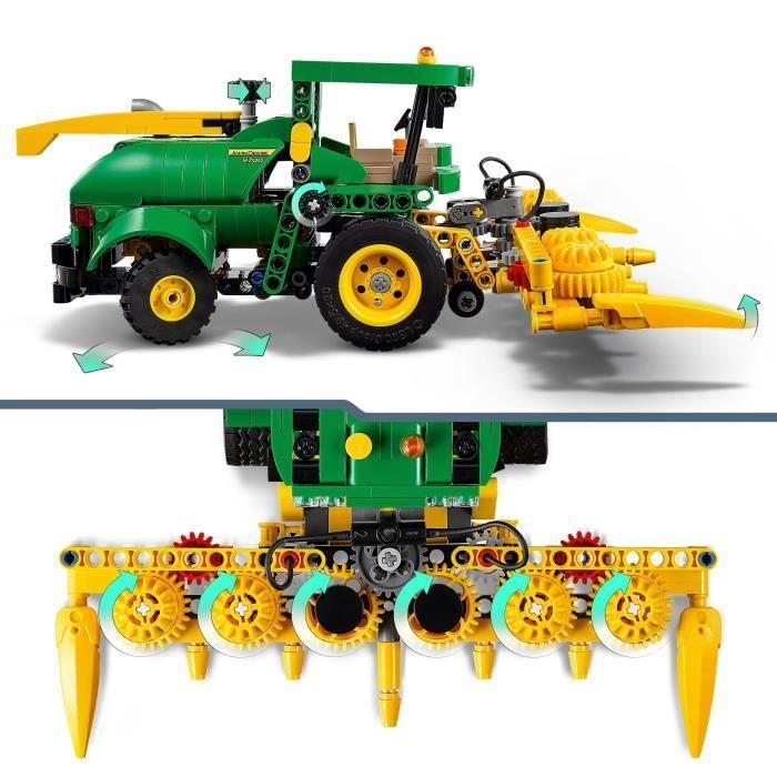 Lego® 42168 technic john deere 9700 forage harvester, jouet de tracteur agricole, cadeau enfants 9 ans