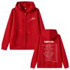 Singer Aitana Graphic Zipper Hoodie Fans Gift World Tour Hoodies Men Women Fashion Trend Oversized Zip Up Coat
