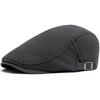 Summer Men Cotton Thin Flat Hat Fashion Plaid Embroidery Women's Berets Casual Newsboy Caps Spring Sun Visor Hats Unisex Gorras