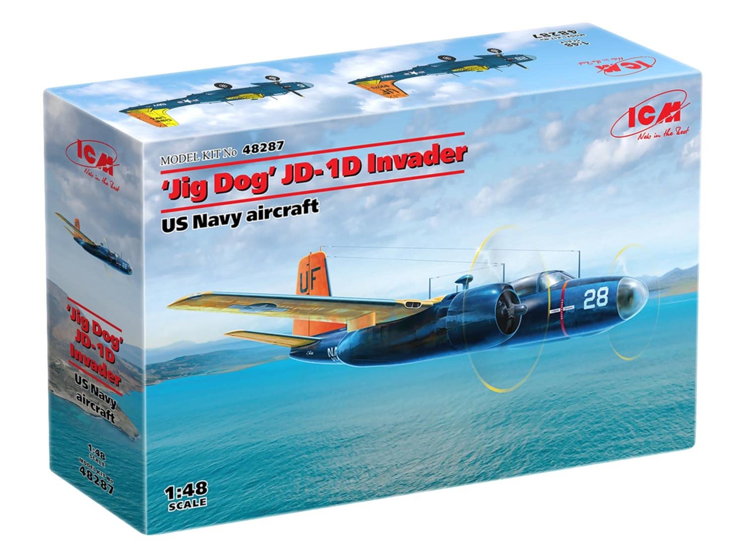 

ICM масштаб Модель из пластика US Navy Invader 48287 1/48 JD-1D