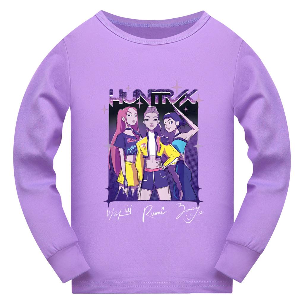 5022 Kinder Mädchen Rumi Zoey Mira Super Star Print Langarm T-Shirt