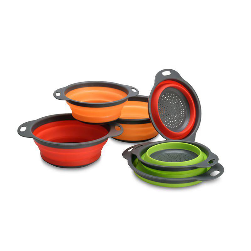 ZISIZ Faltbarer Runder Abtropfkorb