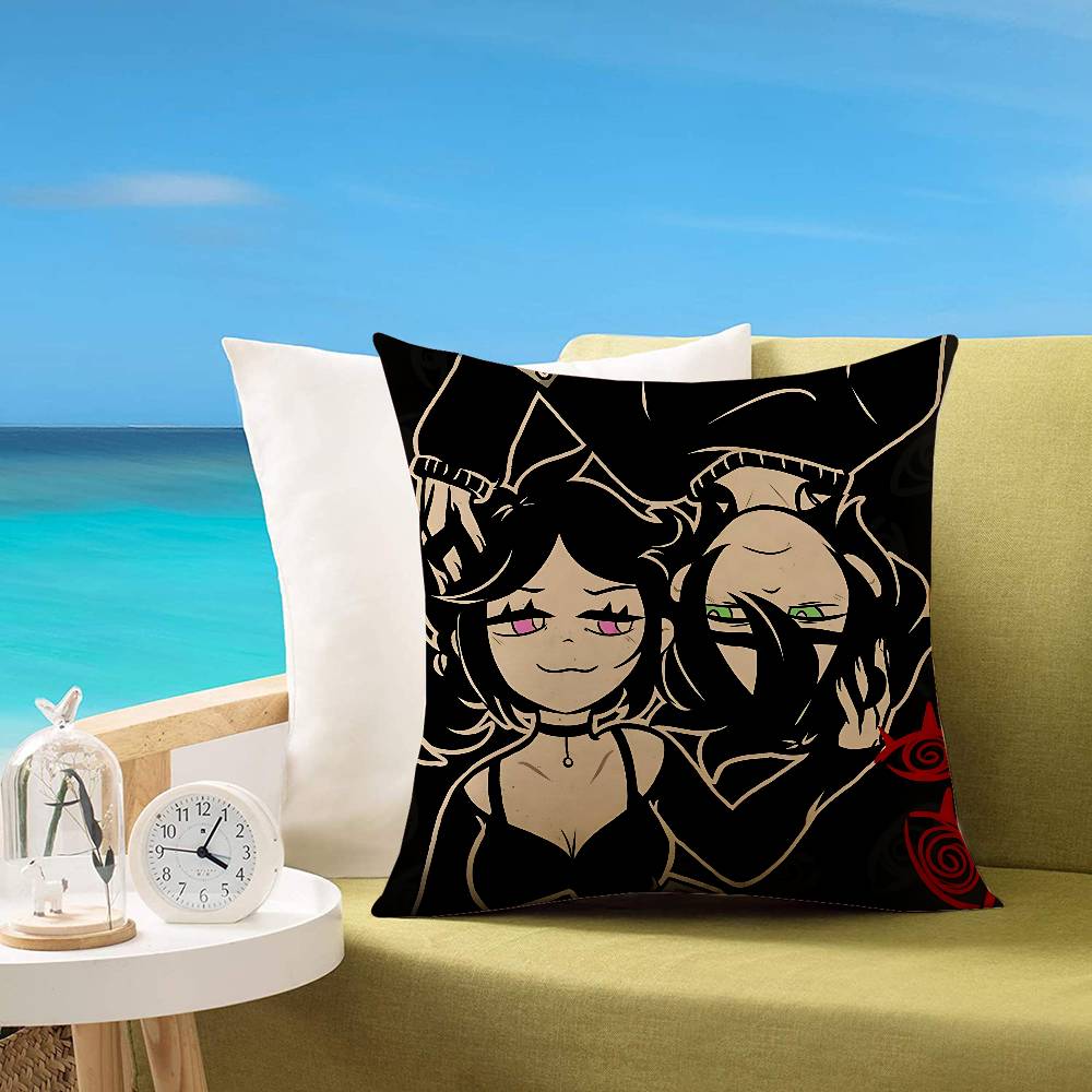 

GameAndy And LeyleyS Cute Customizable Square Pillowcases Stylish And Soft Perfect For Beds Cars And Sofas 40x40 cm