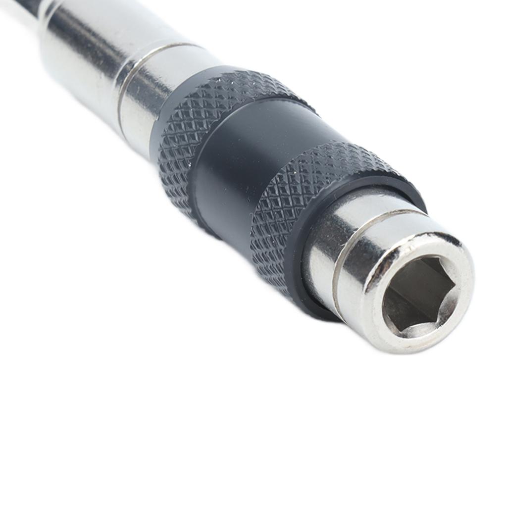 Quick Relse Bit Holder Self Locking Screwdriver Extension Rod 1/4in Hex Shank