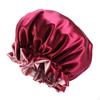 Double Layer Satin Sleep Bonnet Cap Extra Large Hair Night Hat for Women Girls