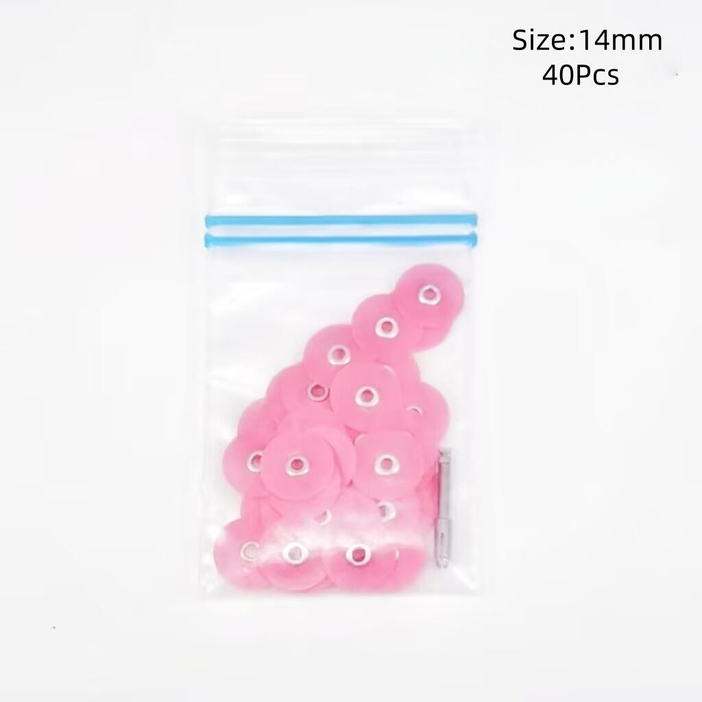 40 buc. Discuri de Lustruit Dentare cu 1 Mandrină 14 mm Materiale Abrazive pentru Șlefuirea Dinților cu Dopuri Instrumente pentru Medicul Dentist pentru Clinica Dentară