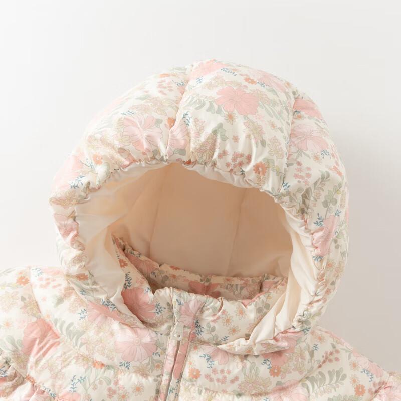 Dave & Bella Girls' Waterproof Hooded Padded Jacket