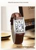 Orologi SANDA Quadrati Retro per Coppia - Eleganti, Impermeabili, al Quarzo, da Polso per Uomo e Donna