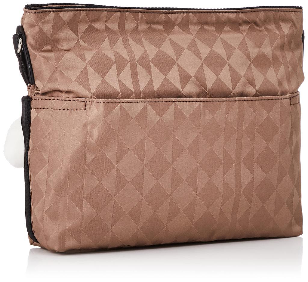 Bolsa de Ombro Kanana Project, Monograma Kanana, com Segundo Bolso e Fecho de Segurança, 67341, Feminina, Café com Leite, Tamanho Único